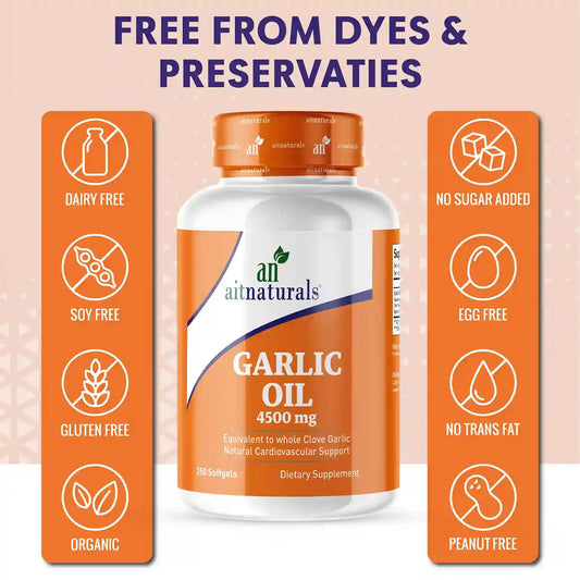 Garlic Oil - 4500 mg (250 Softgels)