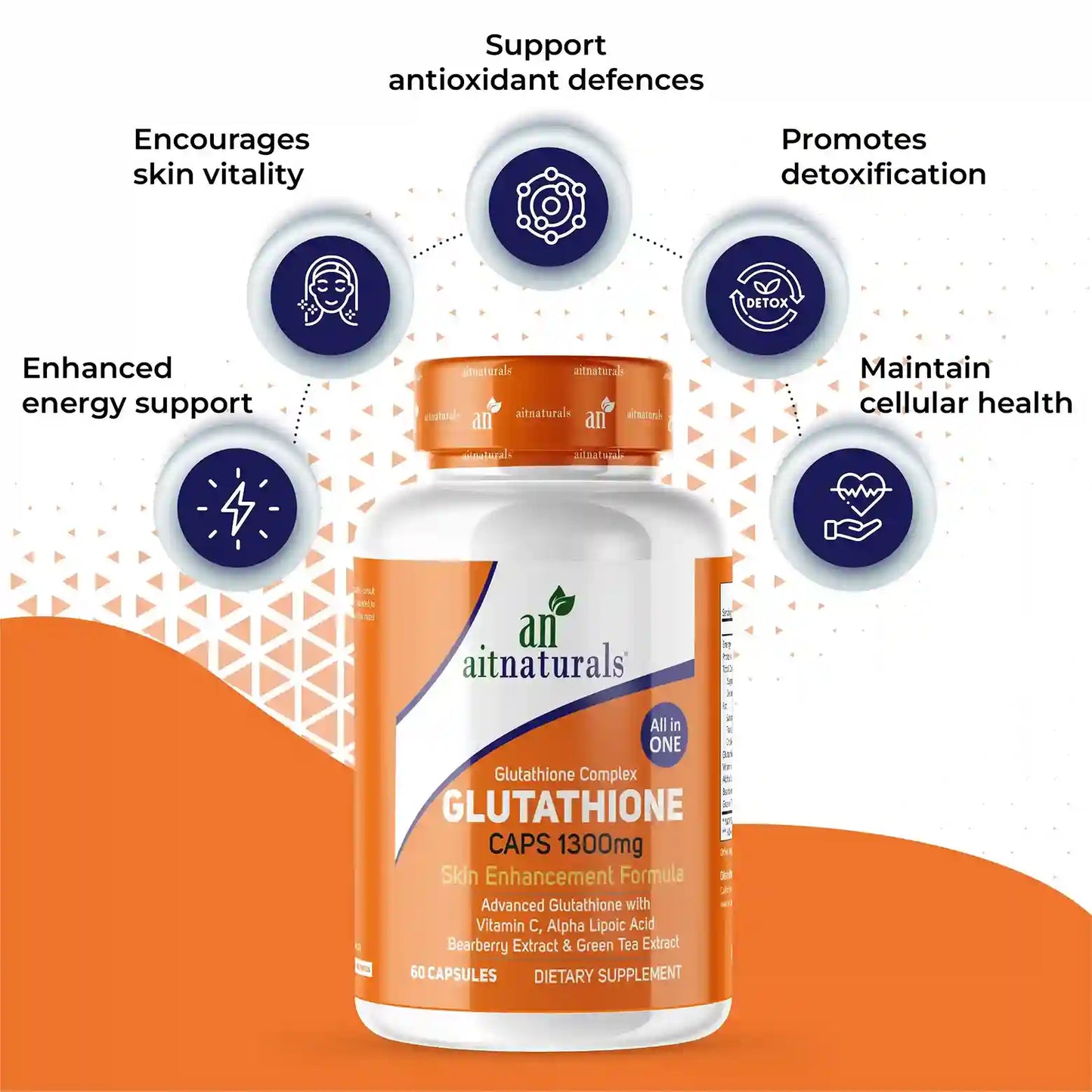 Aitnaturals Advanced Glutathione with Vitamin C