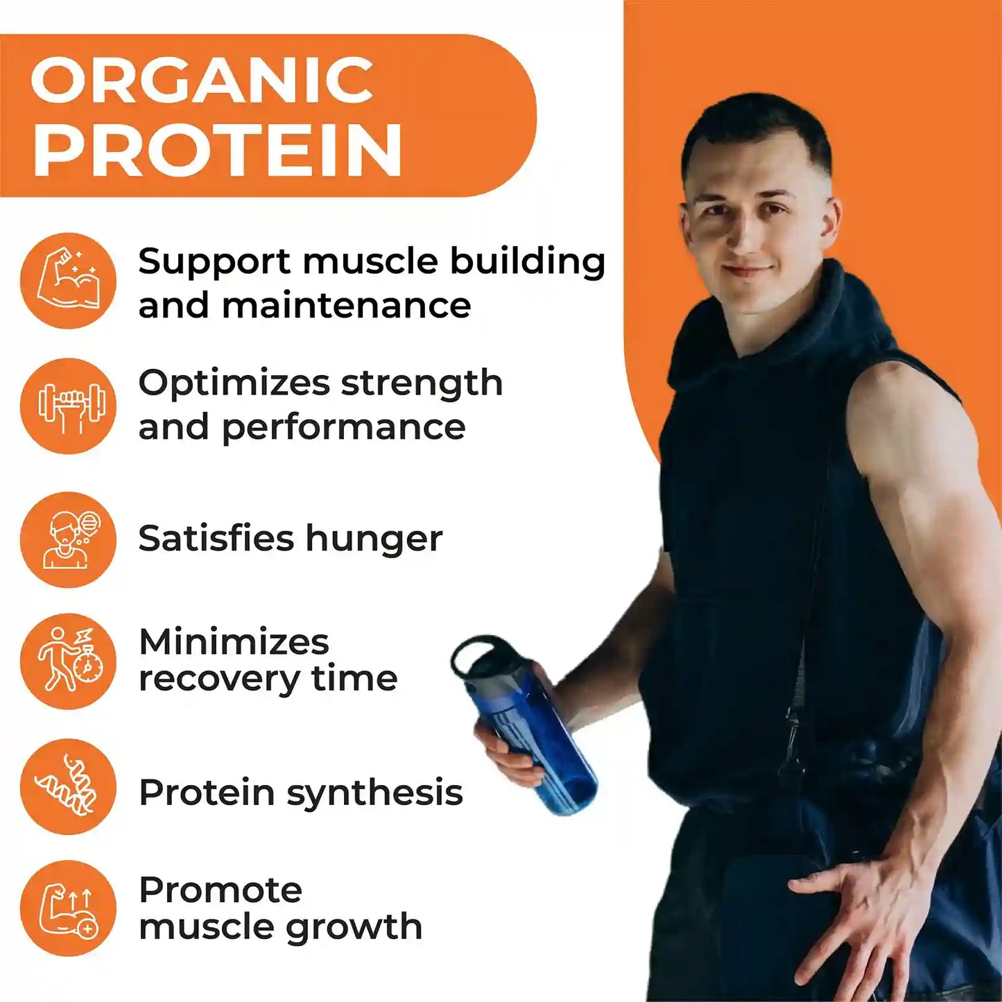 Aitnaturals Organic Protein Powder - choclate