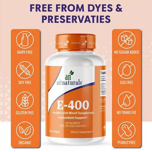 Aitnaturals E-400IU - 100 Softgels