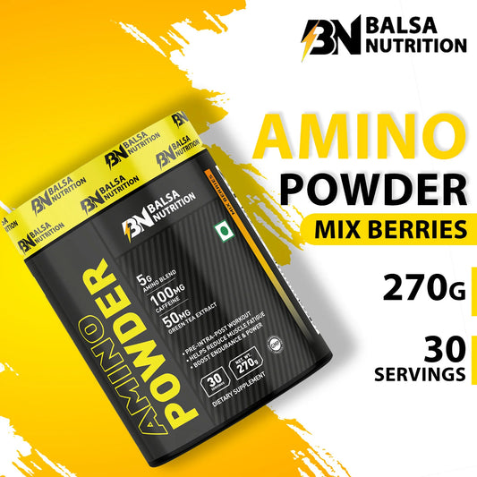 Balsa Nutrition Amino Energy - 270g, 30 Serving (Mixed Berry)