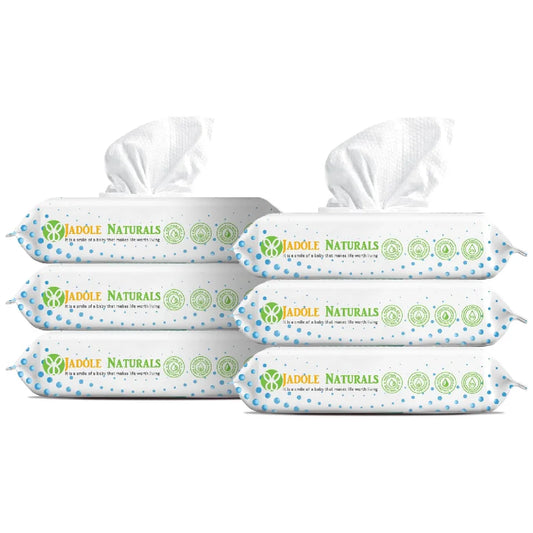 Jadole Naturals Baby Wipes Pack of 6