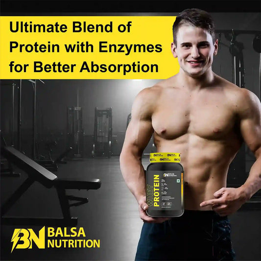 Balsa Nutrition Whey Protein Powder 907g Delicious Strawberry