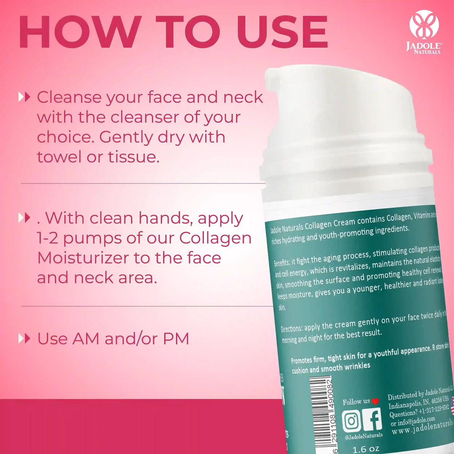 Jadole Naturals Ageless Cream Collagen 50g