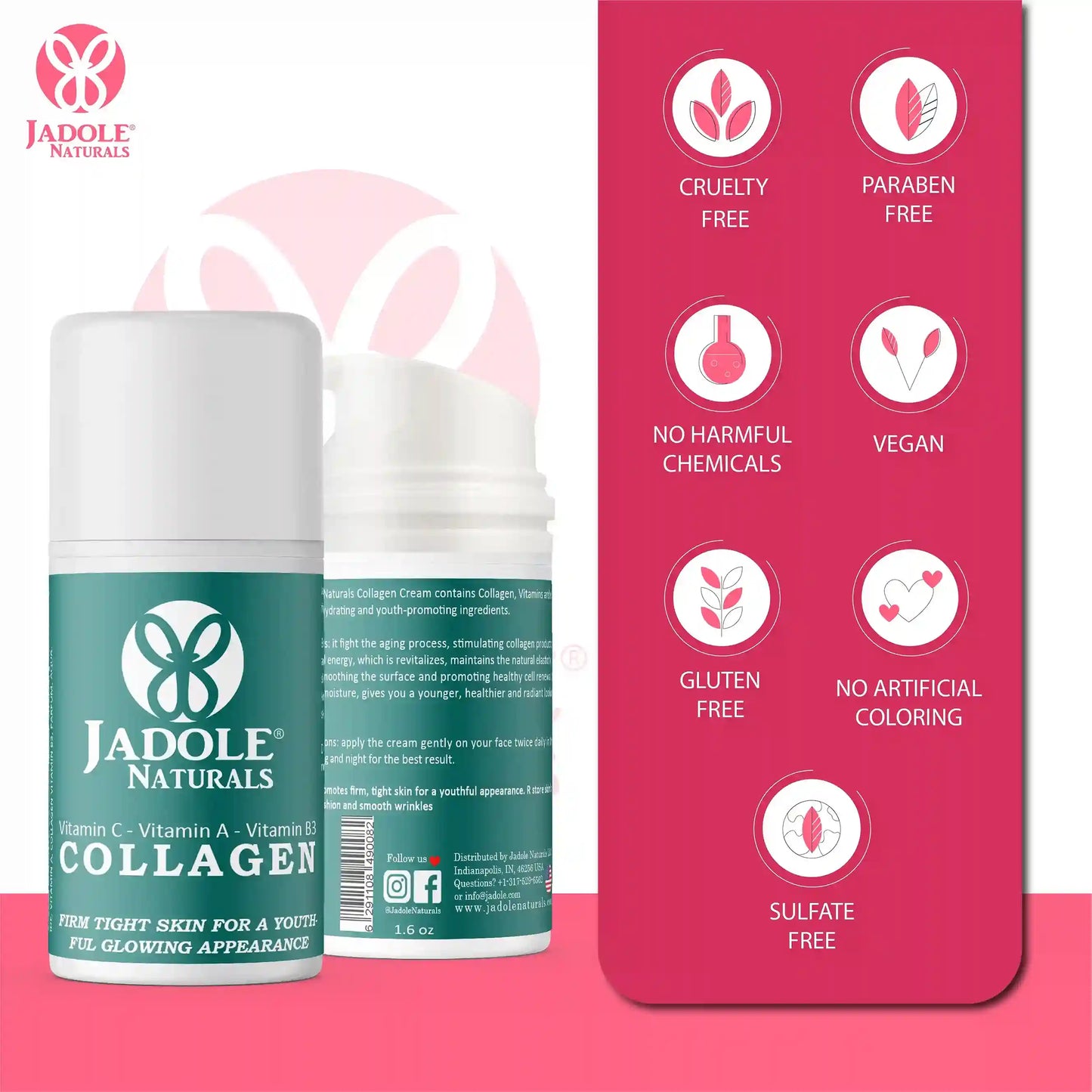 Jadole Naturals Ageless Cream Collagen 50g