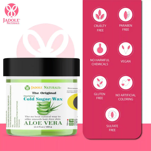شمع السكر البارد لإزالة الشعر بخلاصة الصبار 250 جرام