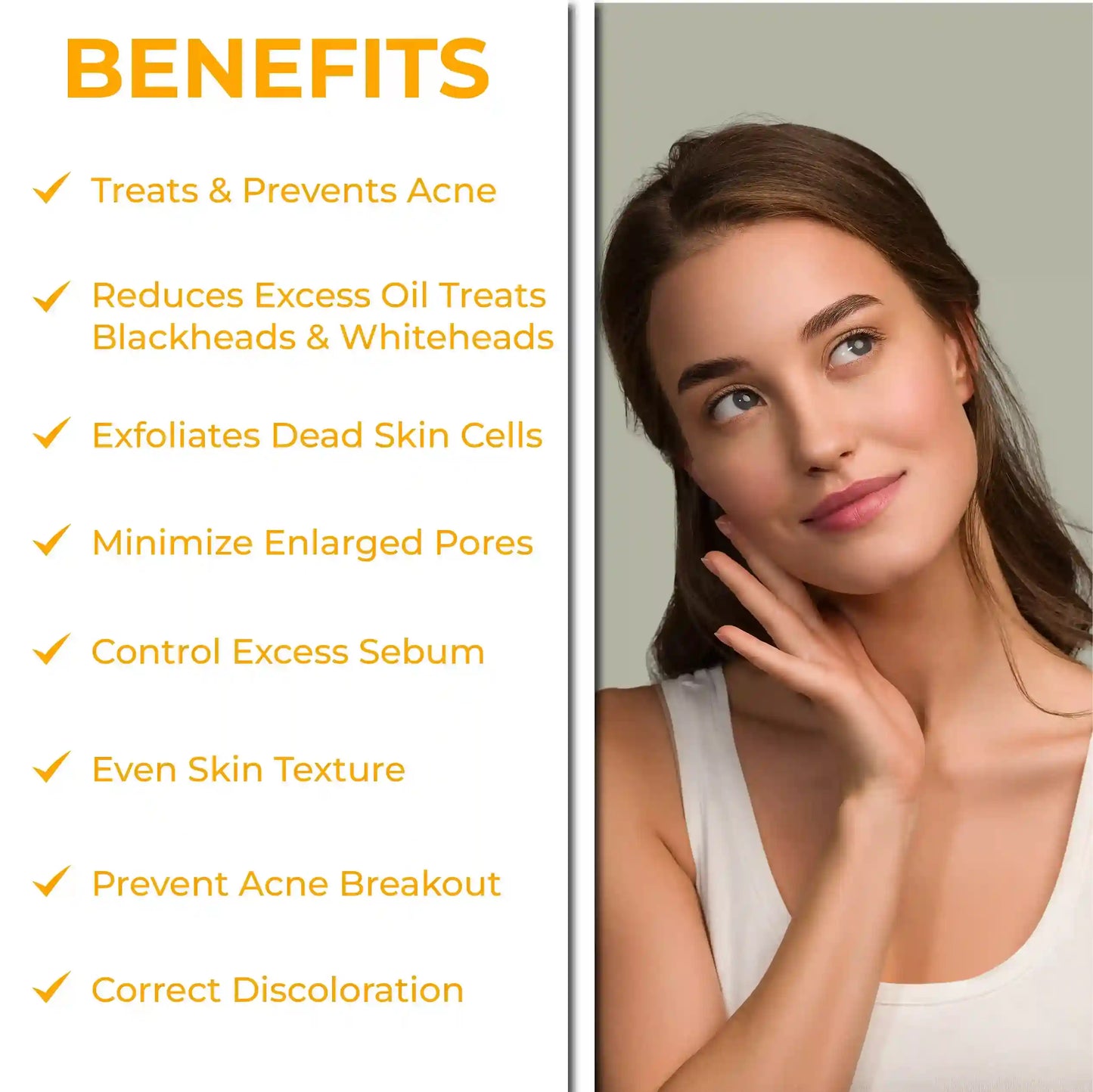 Jadole Naturals Anti Acne Essence Serum with Vitamin C, Salicylic Acid 30ml