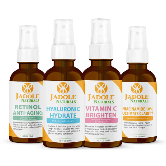 Quartet Anti Aging Serum Set with Vitamin C, Retinol , Hyaluronic Acid And Niacinamide 30ml for every bottle