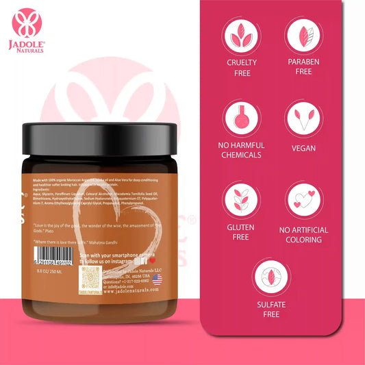 Jadole Naturals Hydrating Argan Oil Hair Mask 250ml