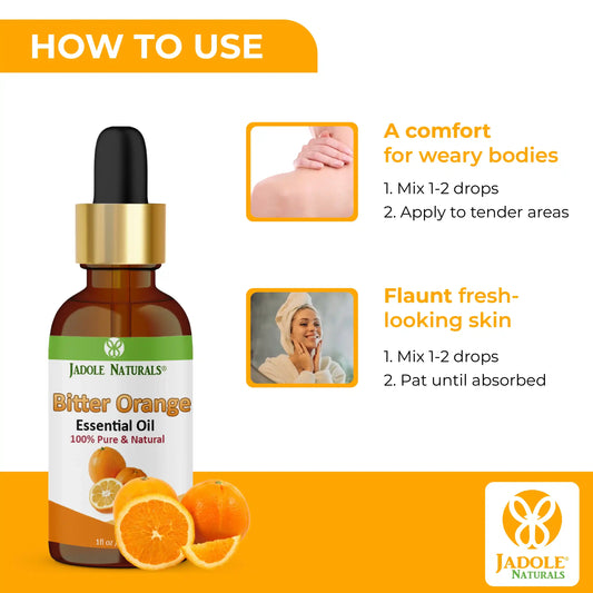 Jadole Naturals Bitter Orange Essential Oil 100% Pure & Natural  30ml