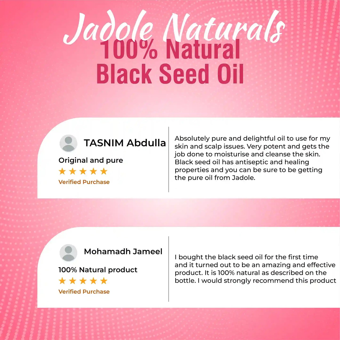 Black Seed Oil For Skincare and Hair 60ml