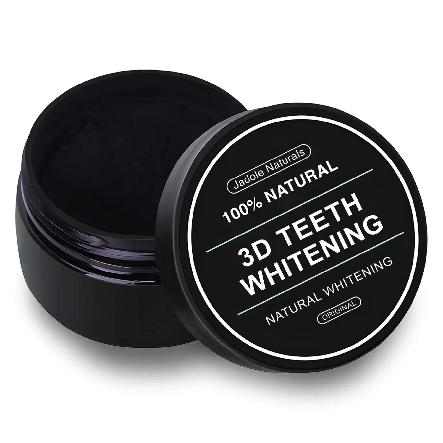 Jadole Naturals Organic Charcoal Teeth Whitening Coco Nut Powder 30g