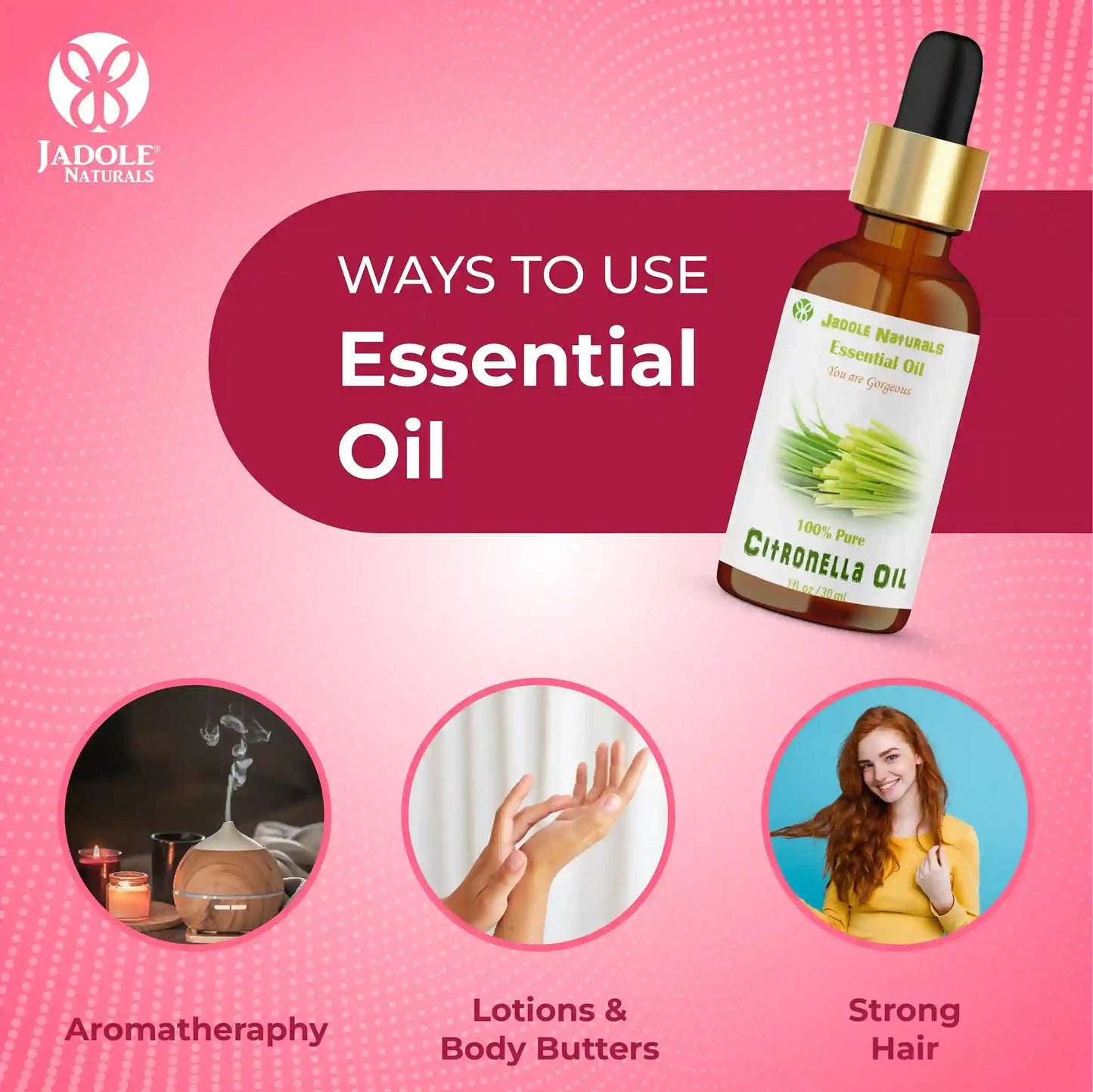 Jadole Naturals Citronella Oil Pure 30ml