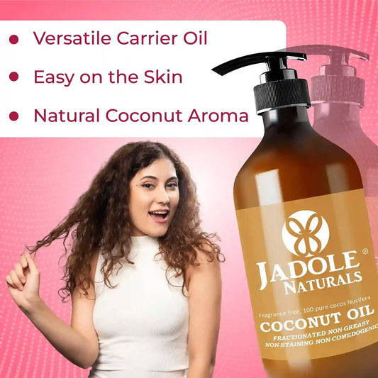 Jadole Naturals Organic Coconut Oil for Hair & Skin 437ml