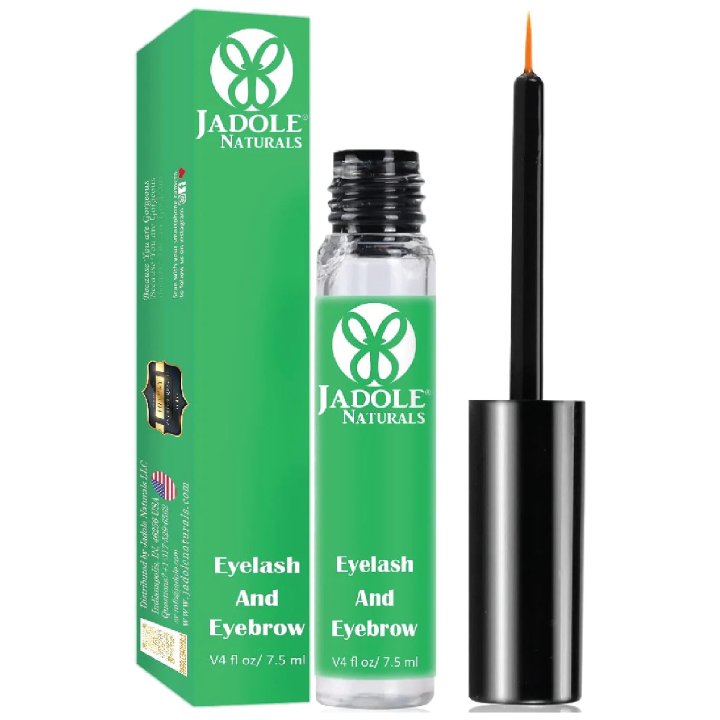 Jadole Naturals Eyelash  & Eye Brow Serum with Collagen 7.5ml