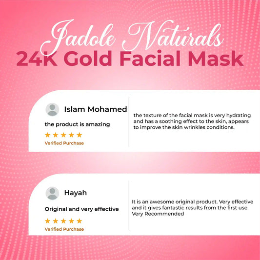 Jadole Naturals Gold Facial Mask  8.8 Oz, 250g