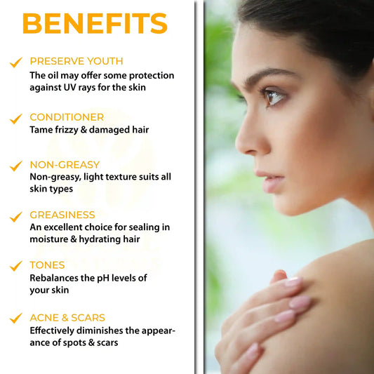 Grapeseed Oil For Skin, Hair & Massage 30ml