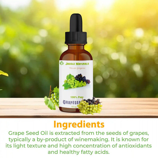 Grapeseed Oil For Skin, Hair & Massage 30ml