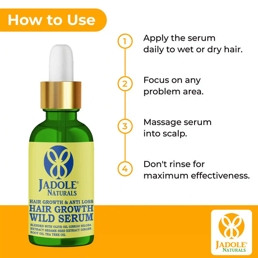 Jadole Naturals Botanical Hair Serum Growth Treatment  with Angelica Oil 30ml