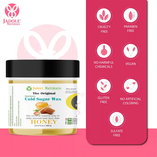 إزالة الشعر بالشمع البارد والسكر والعسل 250 جرام