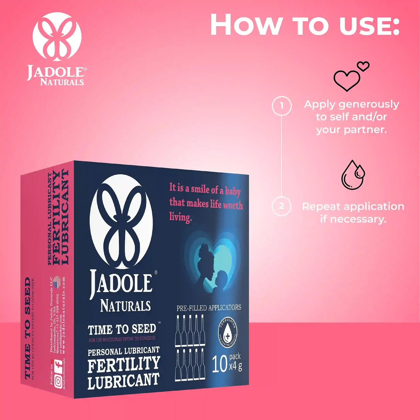 جل حميم للرجال والنساء 40 جرام (عبوة من 10 قطع، كل عبوة 4 جرام)