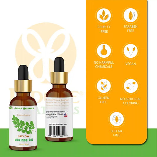 Jadole Naturals Moringa Oil For Hair and Skin  30ml