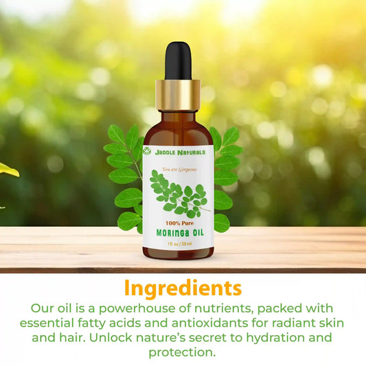 Jadole Naturals Moringa Oil For Hair and Skin  30ml