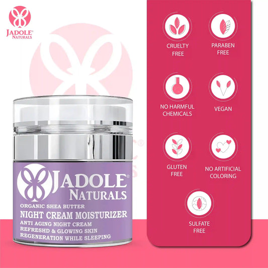 Jadole Naturals Night Cream With Organic Shea Butter 50ml