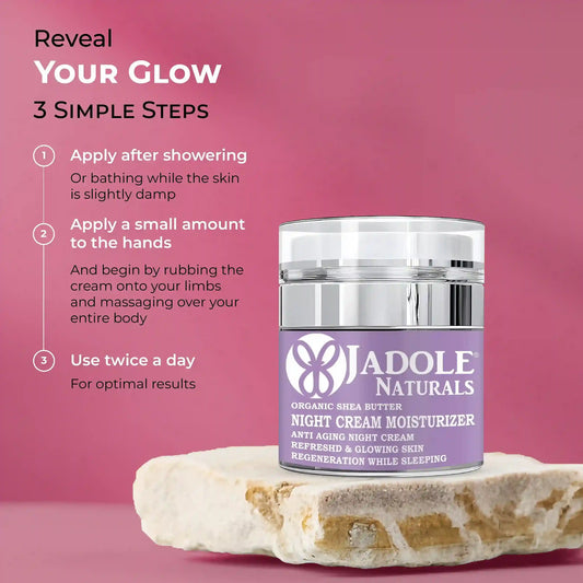 Jadole Naturals Night Cream With Organic Shea Butter 50ml