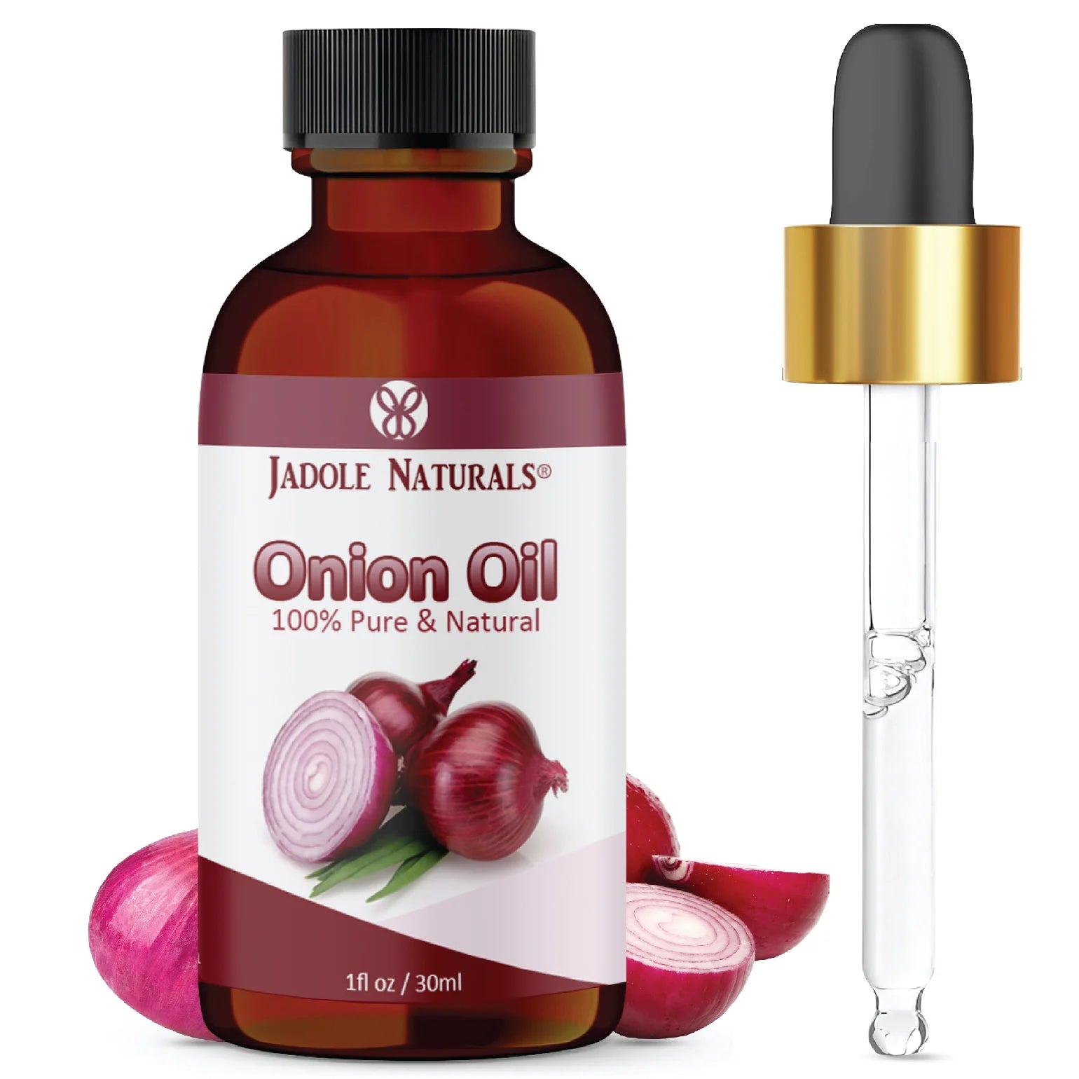 زيت الشعر بالبصل من جادول ناتشورالز، 100% نقي وطبيعي، 30 مل 