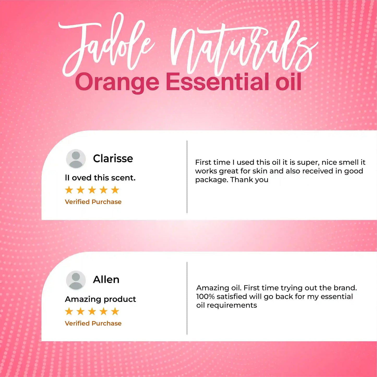 Jadole Naturals Orange Essential Oil 30ml by Jadole Naturals