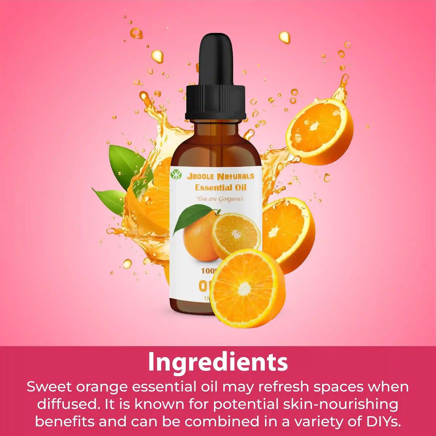 Jadole Naturals Orange Essential Oil 30ml by Jadole Naturals