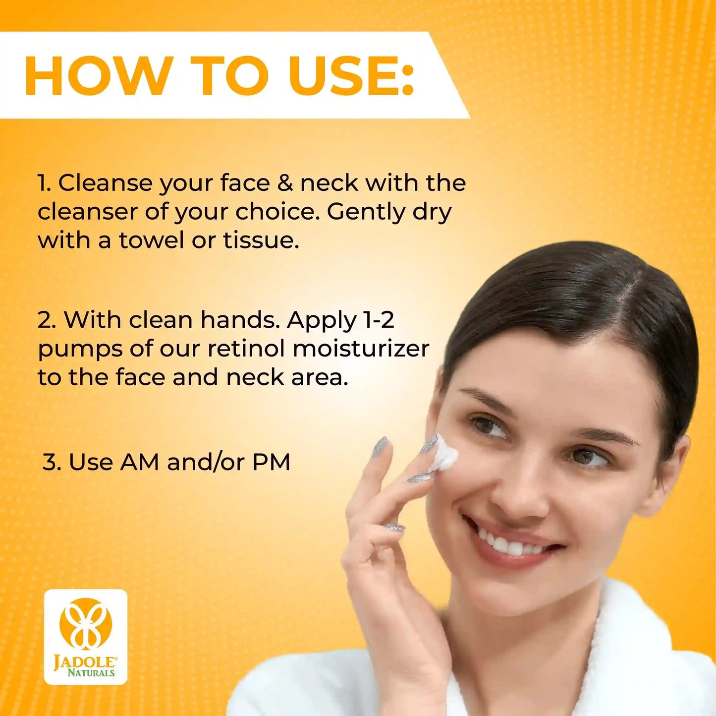 Jadole Naturals Retinol Moisturizer Cream For Face & Eye 50ml