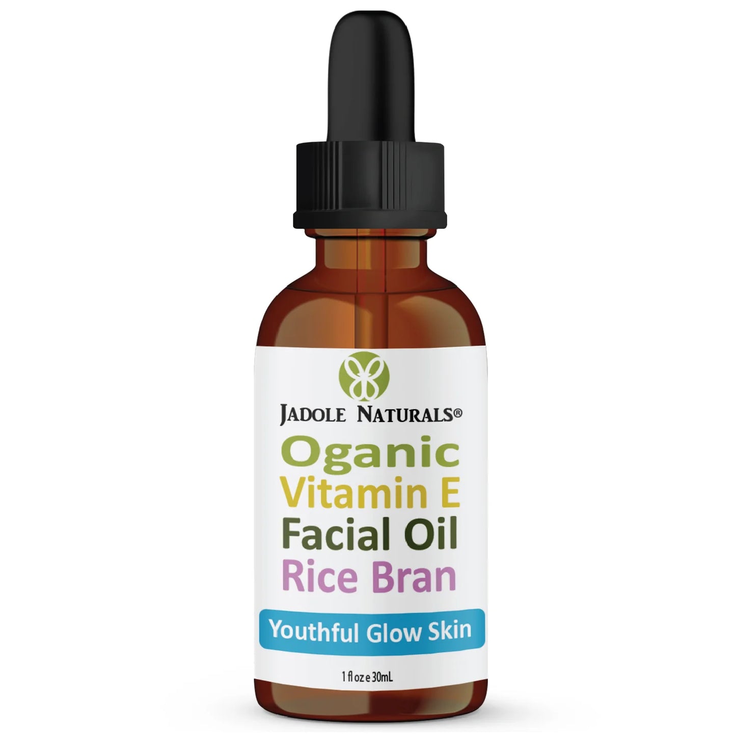 Jadole Naturals Organic Vitamin E & Rice Bran Serum 30ml