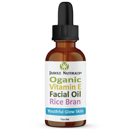Jadole Naturals Organic Vitamin E & Rice Bran Serum 30ml