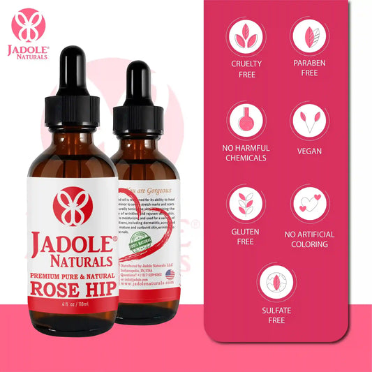 Jadole Naturals Rose Hip Seed Oil 100% Pure & Natural 30ml