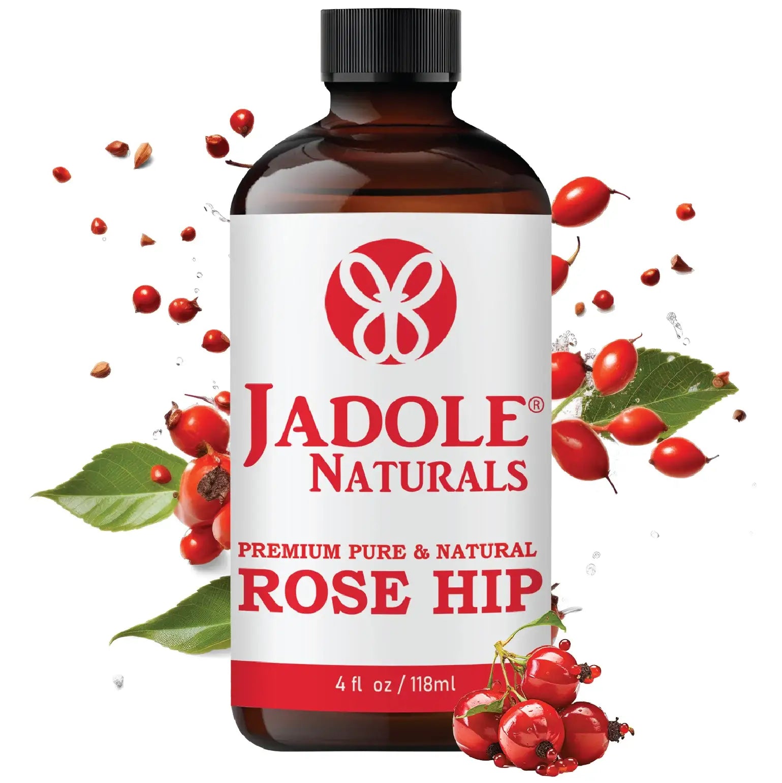 زيت بذور ثمر الورد العضوي من جادول ناتشورالز 118 مل