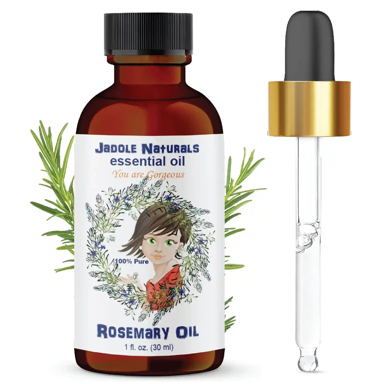 زيوت إكليل الجبل العطرية من جادول ناتشورالز، 30 مل 