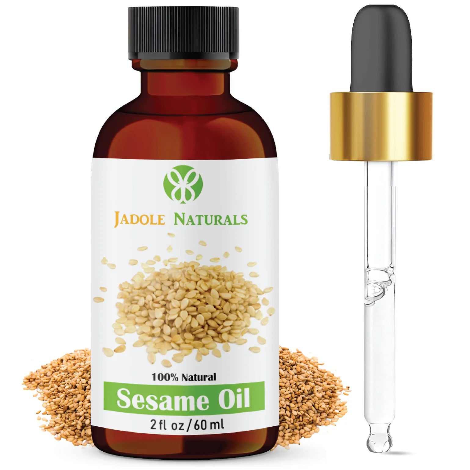 زيت السمسم 60 مل للوجه والجسم والشعر