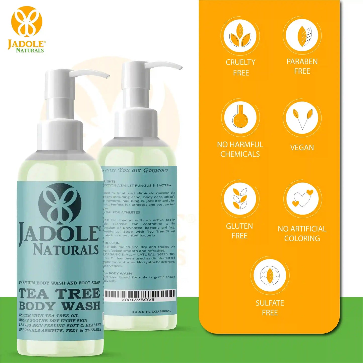 Jadole Naturals Tea Tree Body Wash  280ml