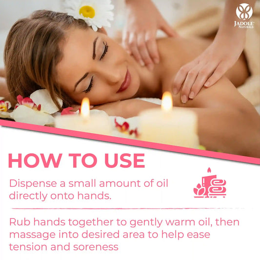Jadole Naturals Vanilla Massage Oil 240ml For Body Massage