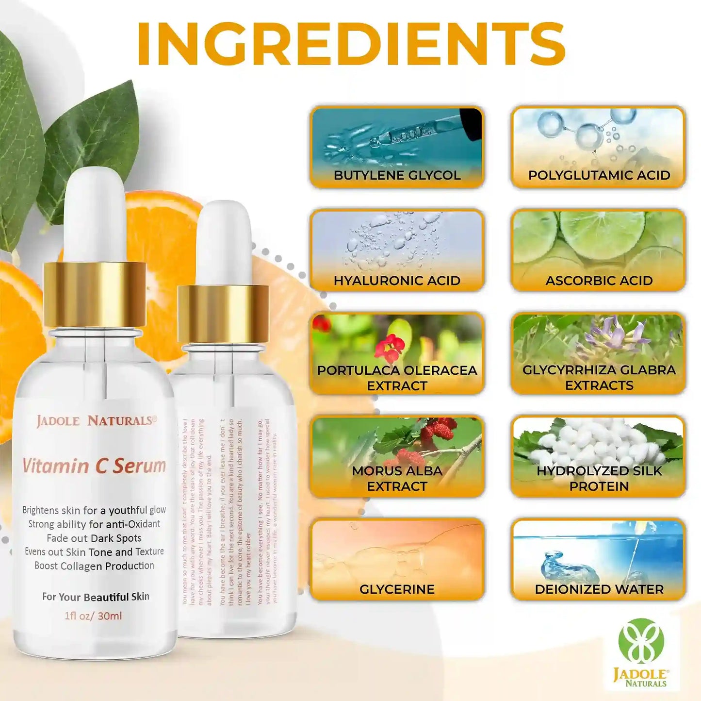 Vitamin C Serum 30ml for Face Pigmentation, Brightening