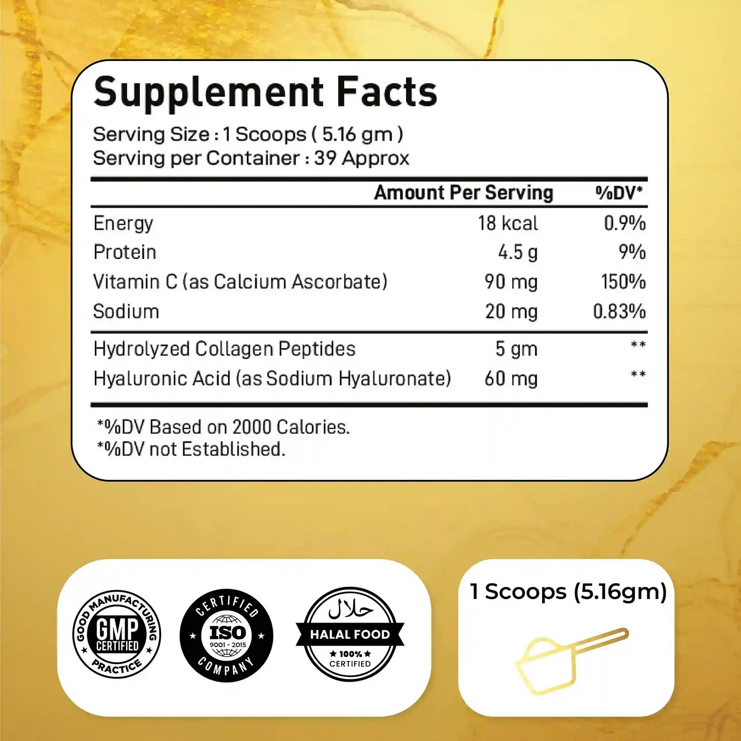 Natrolina Marine Sourced Collagen Peptides Powder