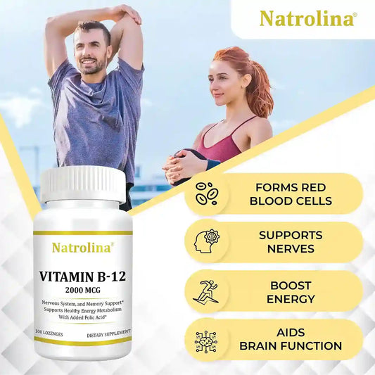 Natrolina Vitamin B12 2000mcg - 100 Lozenges