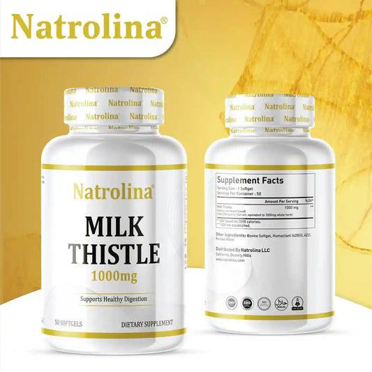 Natrolina Milk Thistle1000mg | 50 Softgels