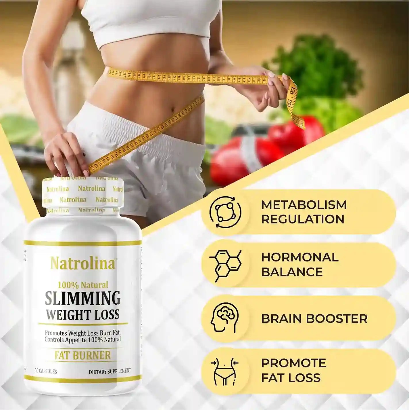 Natrolina Slimming Weight Loss 60 Capsules