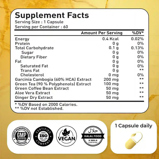 Natrolina Slimming Weight Loss 60 Capsules