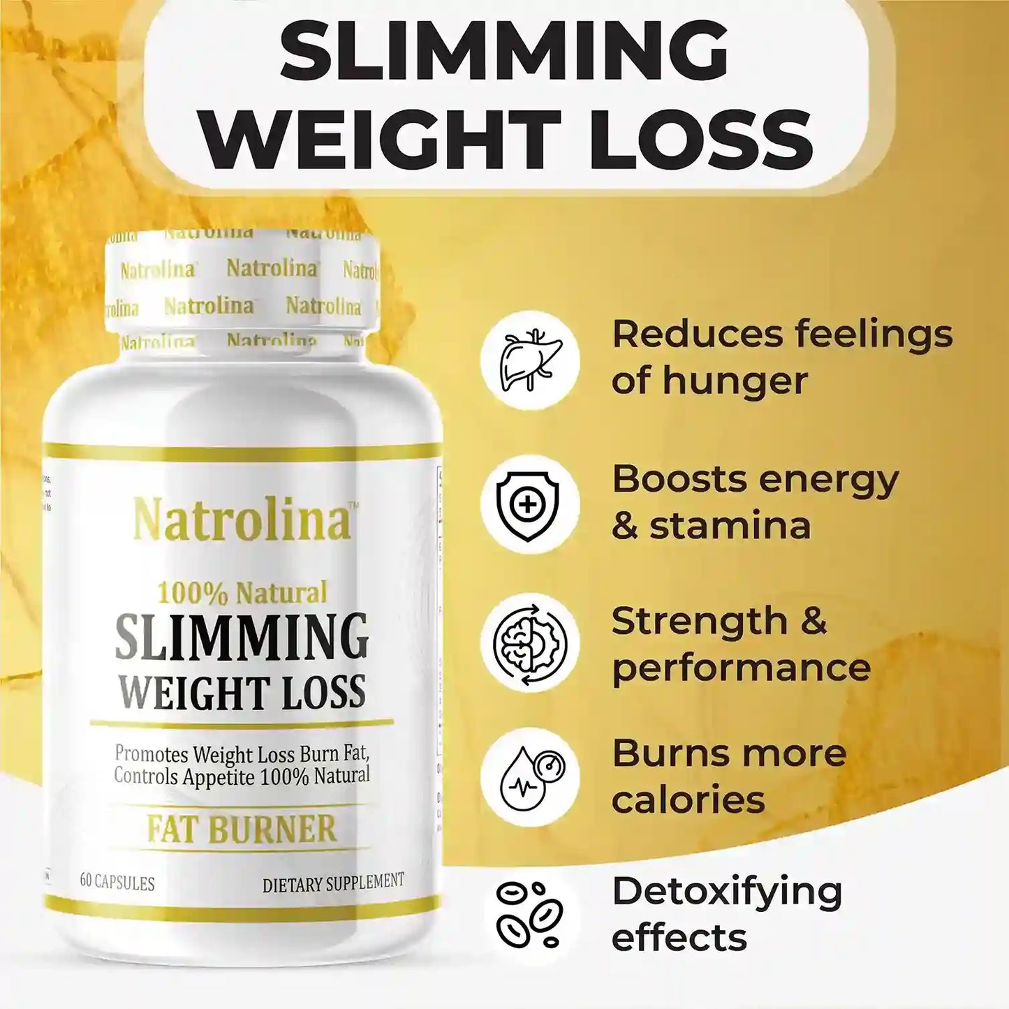 Natrolina Slimming Weight Loss 60 Capsules