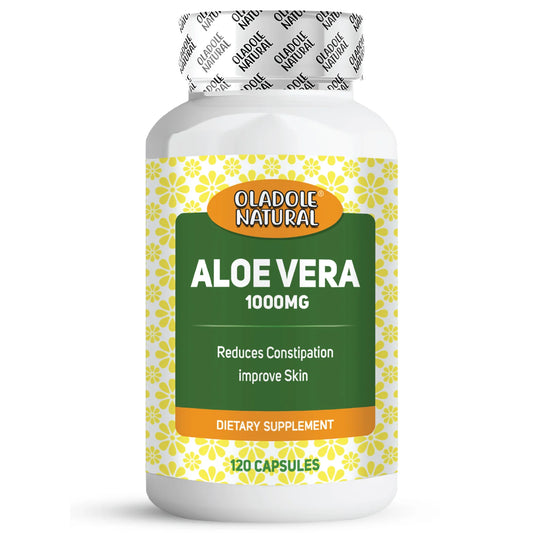 Oladole Natural Aloe Vera 1000mg 120 Capsules