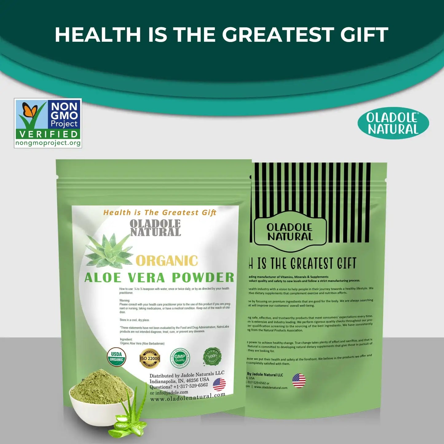 Oladole Natural Natural Aloe Vera Leaf Powder